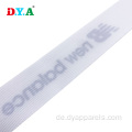 weißes Silikondruck Polyester Grosgrain Gurtband 25mm